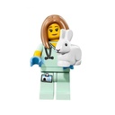 Lego Minifiguras Serie 17  Veterinaria 71018 05