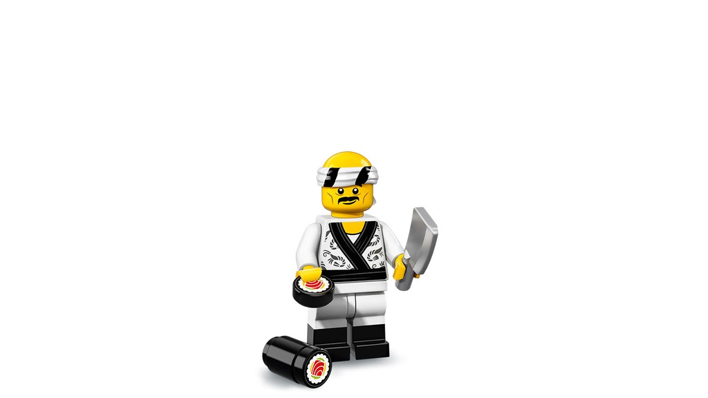 Lego Minifiguras Ninjago Movie  Chef de sushi 71019 19