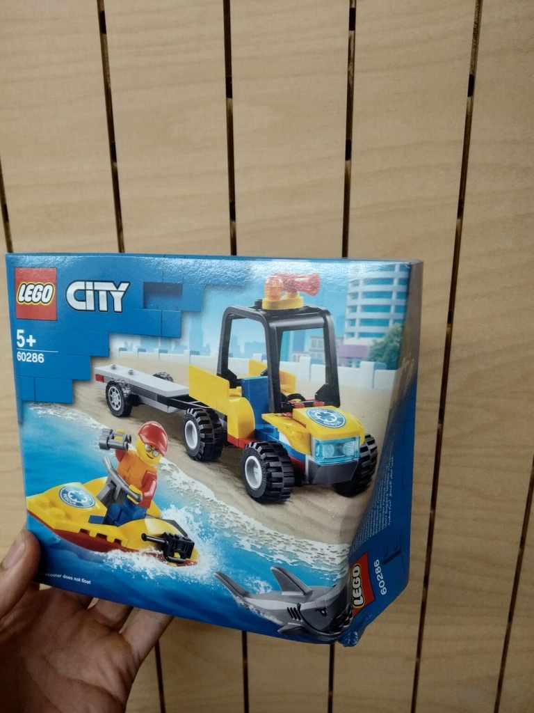 Lego City Quad de Rescate Costero 60286 Caja Dañada CD