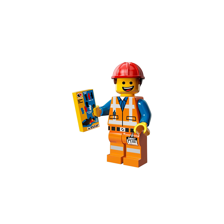 Lego Minifiguras Lego Serie Stard Hard Hat Emmet 71004 03