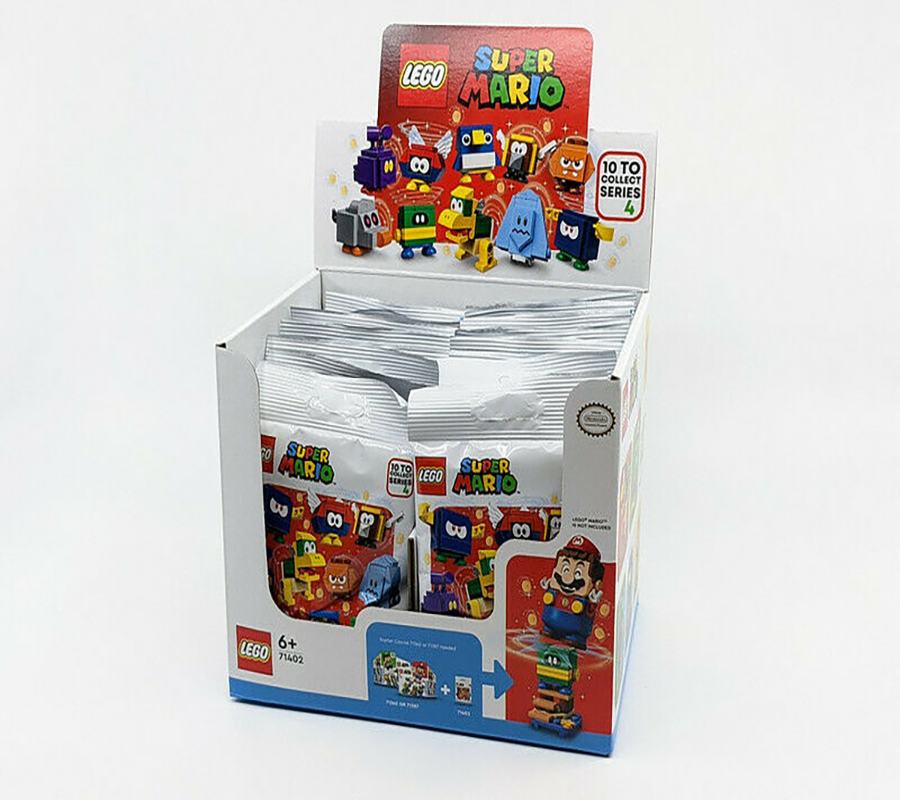 Lego Minifiguras Super Mario Pack de Personajes Edición 4 Caja 18Ud 71402 Cajas Completas CC