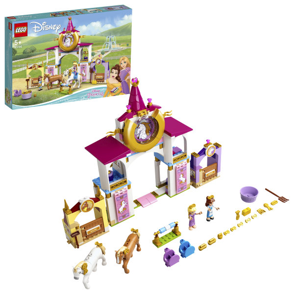 Lego Disney Establos Reales de Bella y Rapunzel 43195