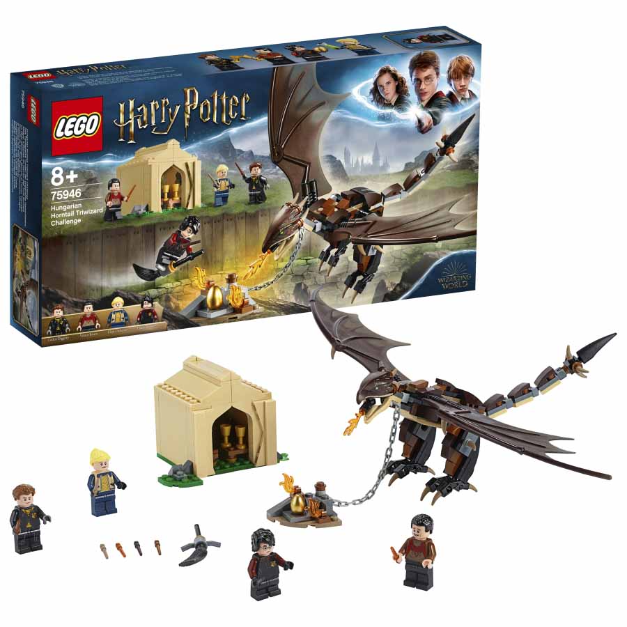 Lego Harry Potter Desafío de los Tres Magos Colacuerno Húngaro 75946