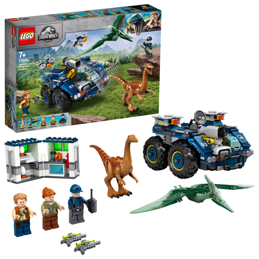 Lego Jurassic World Fuga del Gallimimus y el Pteranodon 75940