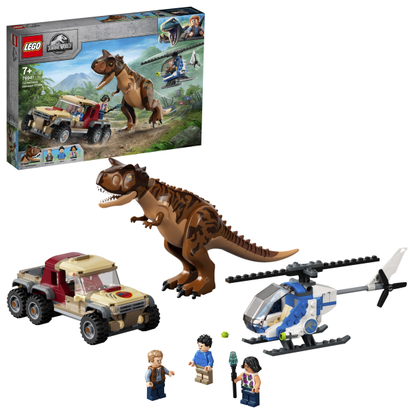 Lego Jurassic World Persecución del Dinosaurio Carnotaurus 76941