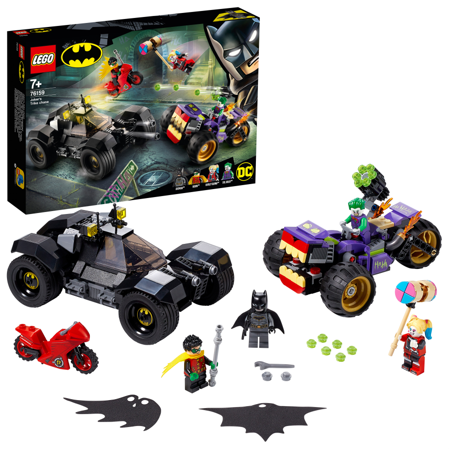 Lego Marvel Persecución de la Trimoto del Joker 76159