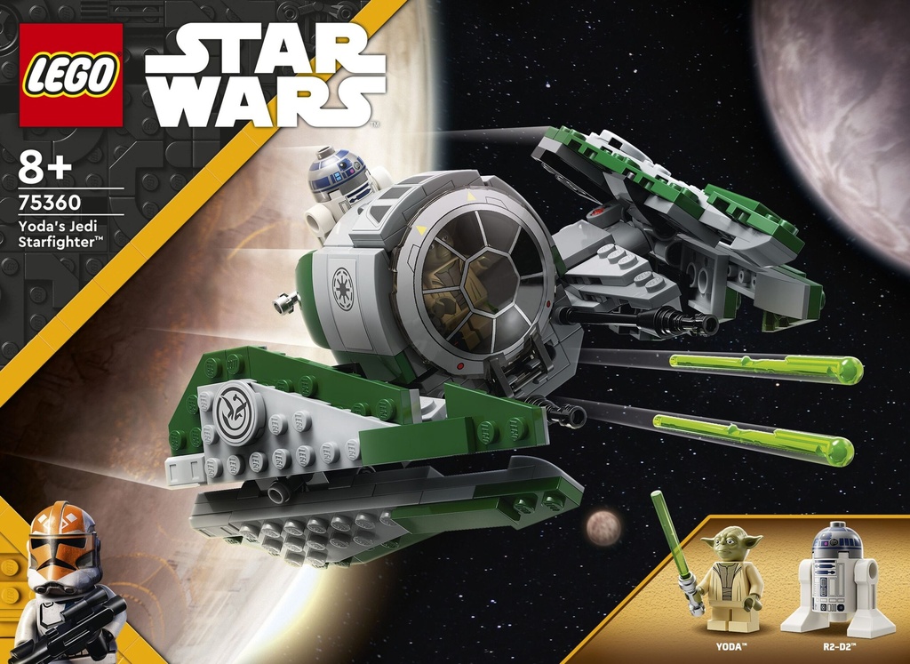 Lego Star wars  Caza Estelar Jedi de Yoda 75360