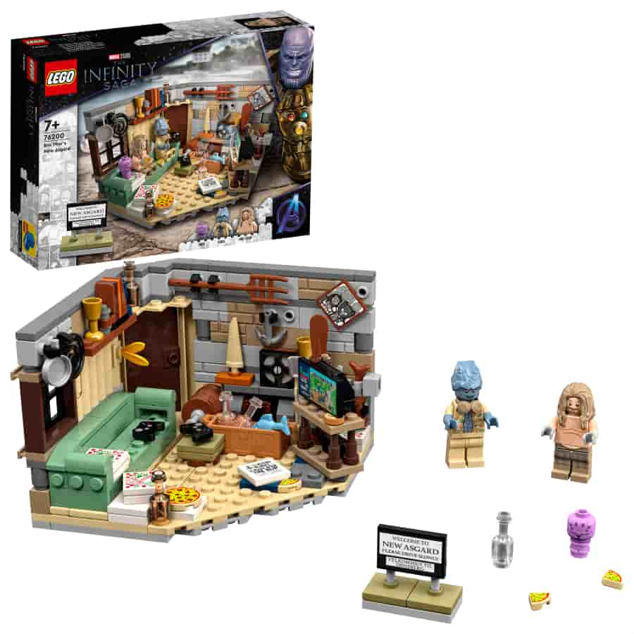 Lego Mavel Nuevo Asgard de Thor Gordo 76200