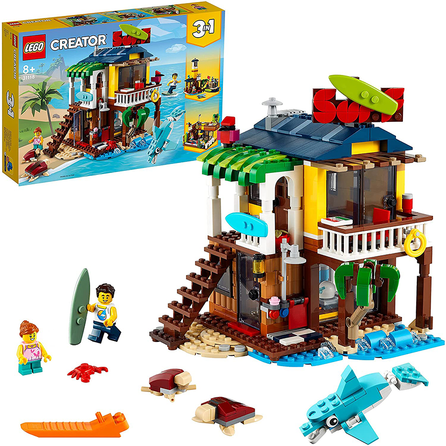 Lego Creator Casa Surfera en la Playa 31118