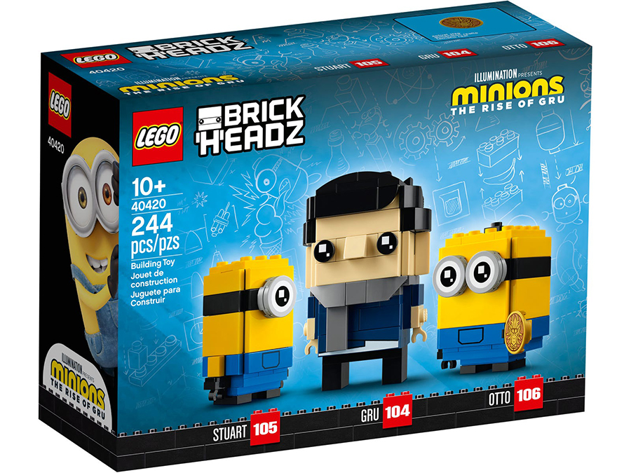 Lego BrickHead Gru, Stuart y Otto 40420