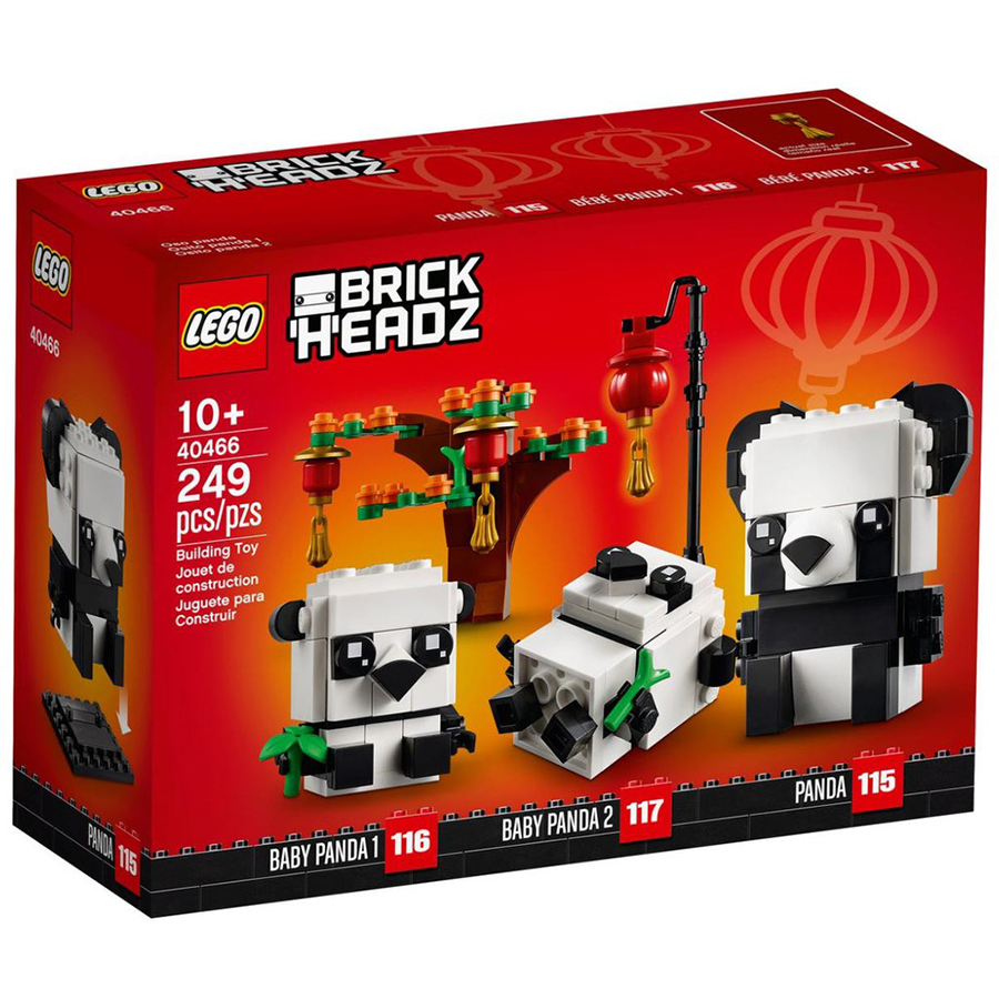 Lego BrickHeadz Pandas del Año Nuevo Chino 40466