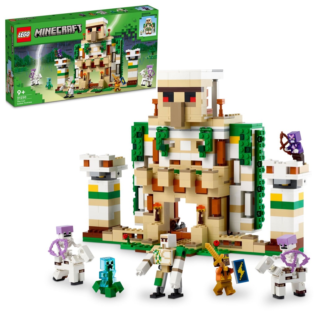  Lego Minecraft La fortaleza del golem de hierro 21250