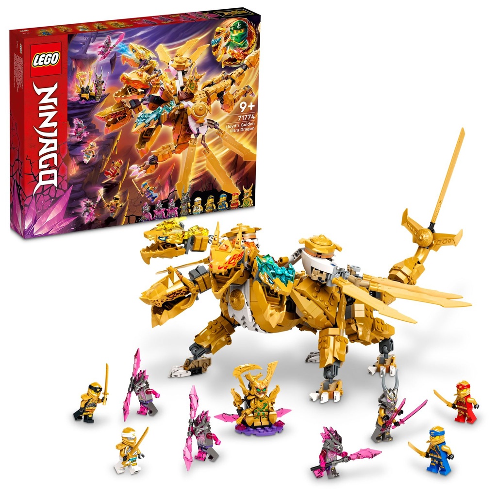  Lego Ninjago Ultradrag√≥n Dorado de Lloyd 71774