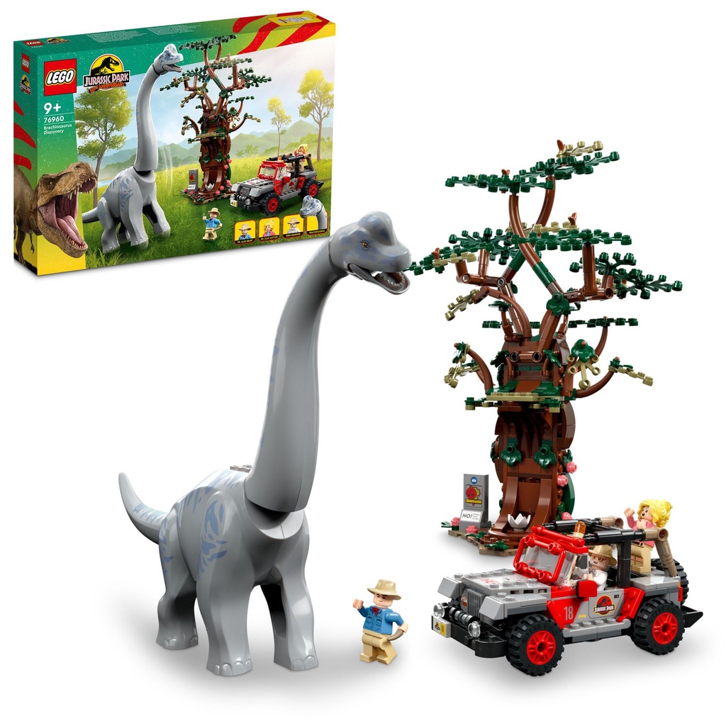  Lego Jurassic World  Descubrimiento del Braquiosaurio 76960