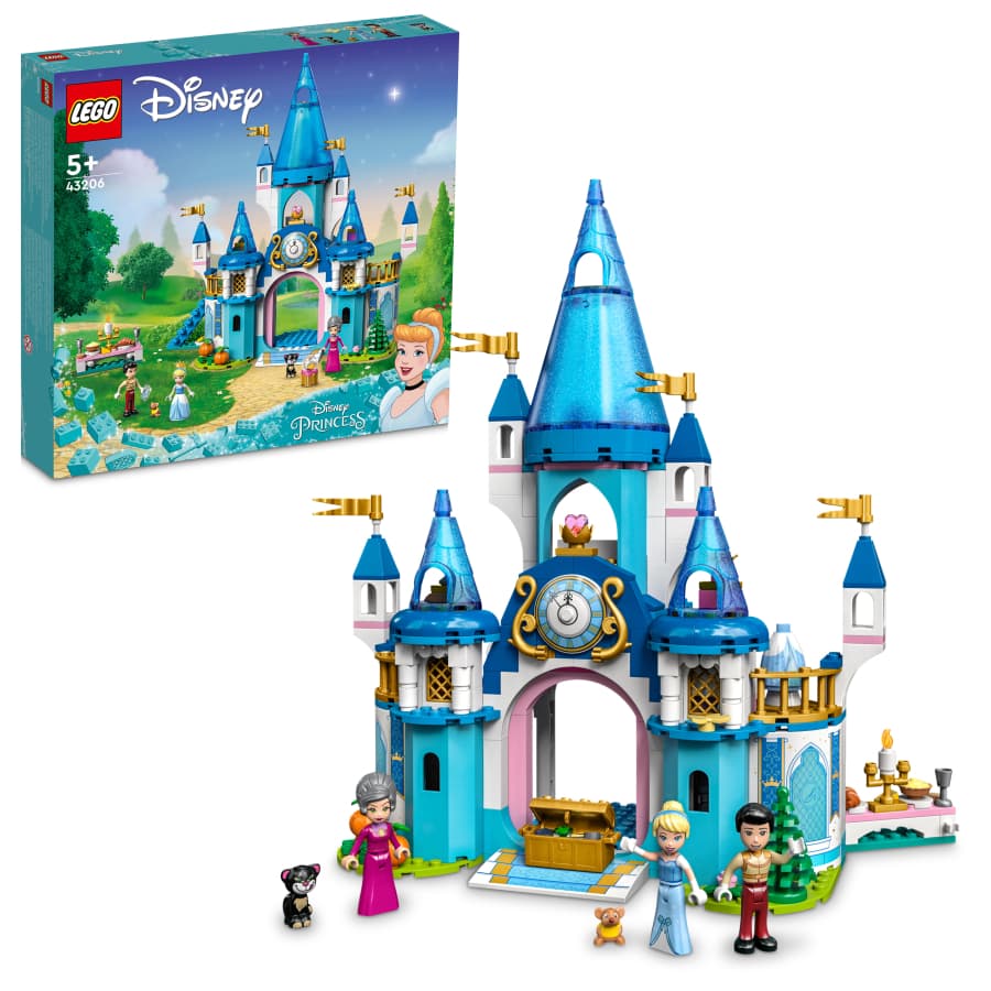 Lego Disney Princess Castillo de Cenicienta y el principe 43206