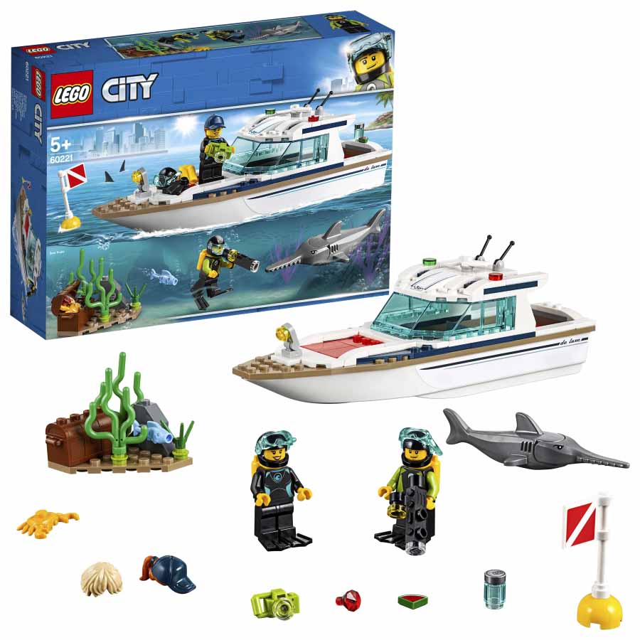 Lego City Yate de Buceo 60221