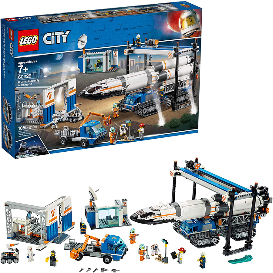 Lego City  Ensamblaje y Transporte del Cohete 60229