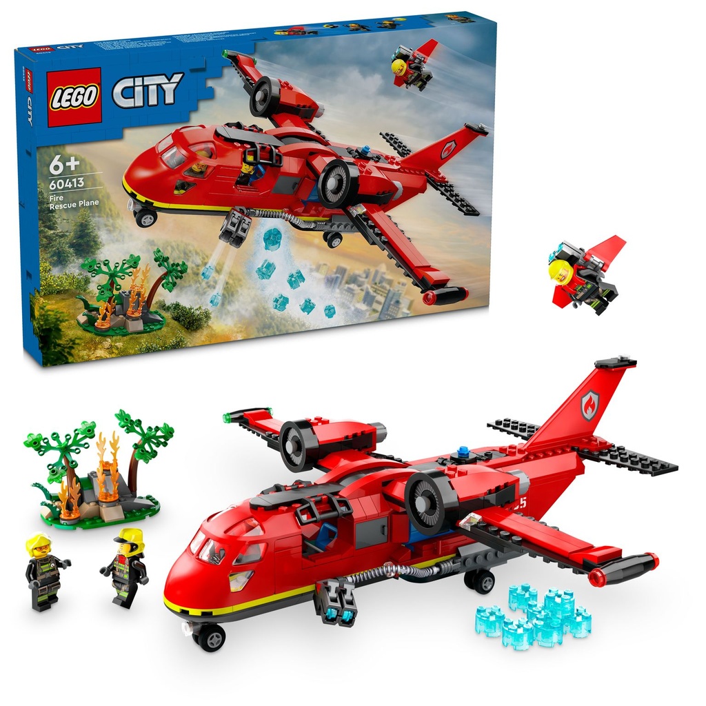 LEGO CITY | Avión de Rescate de Bomberos - 60413