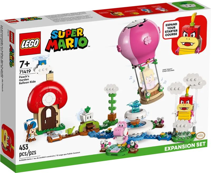 LEGO Super Mario | Set de Expansión: Paseo en Globo por el Jardín de Peach - 71419