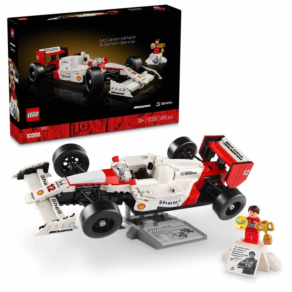 LEGO Icons | McLaren MP4/4 y Ayrton Senna - 10330