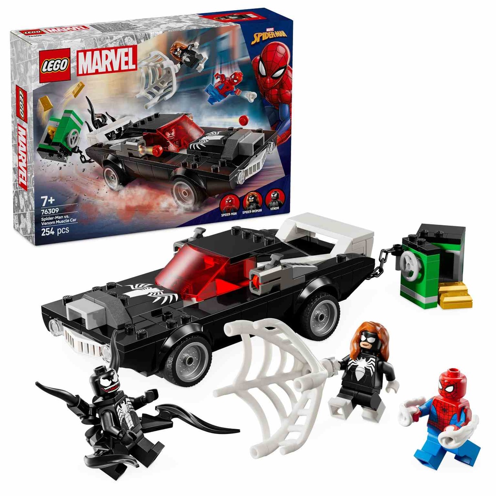 LEGO MARVEL | Spider-Man vs. Coche Brutal de Venom - 76309