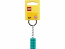 LEGO | Llavero con Ladrillo 2x4 Verde Azulado Brillante - 854303
