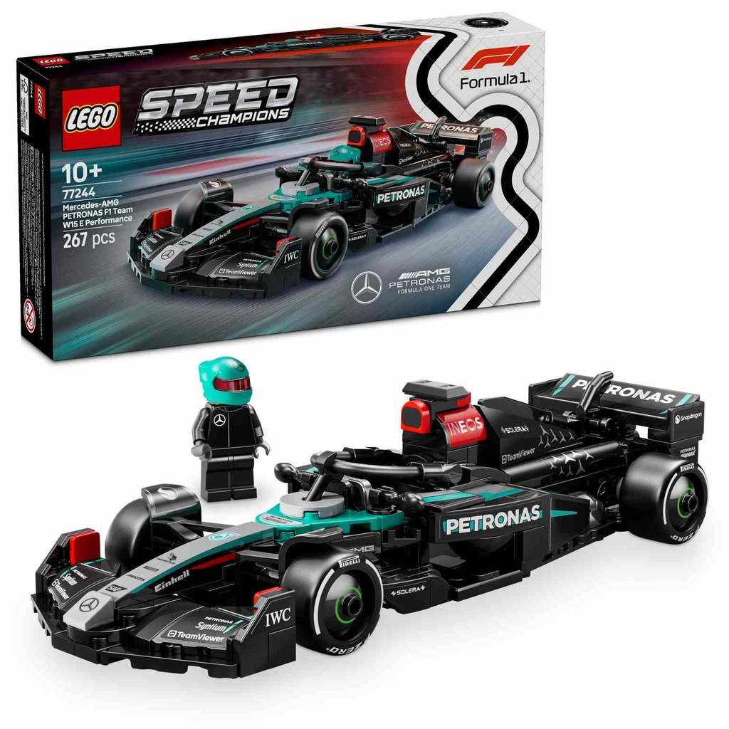 LEGO Speed Champions | Coche de Carreras Mercedes-AMG F1® W15 - 77244