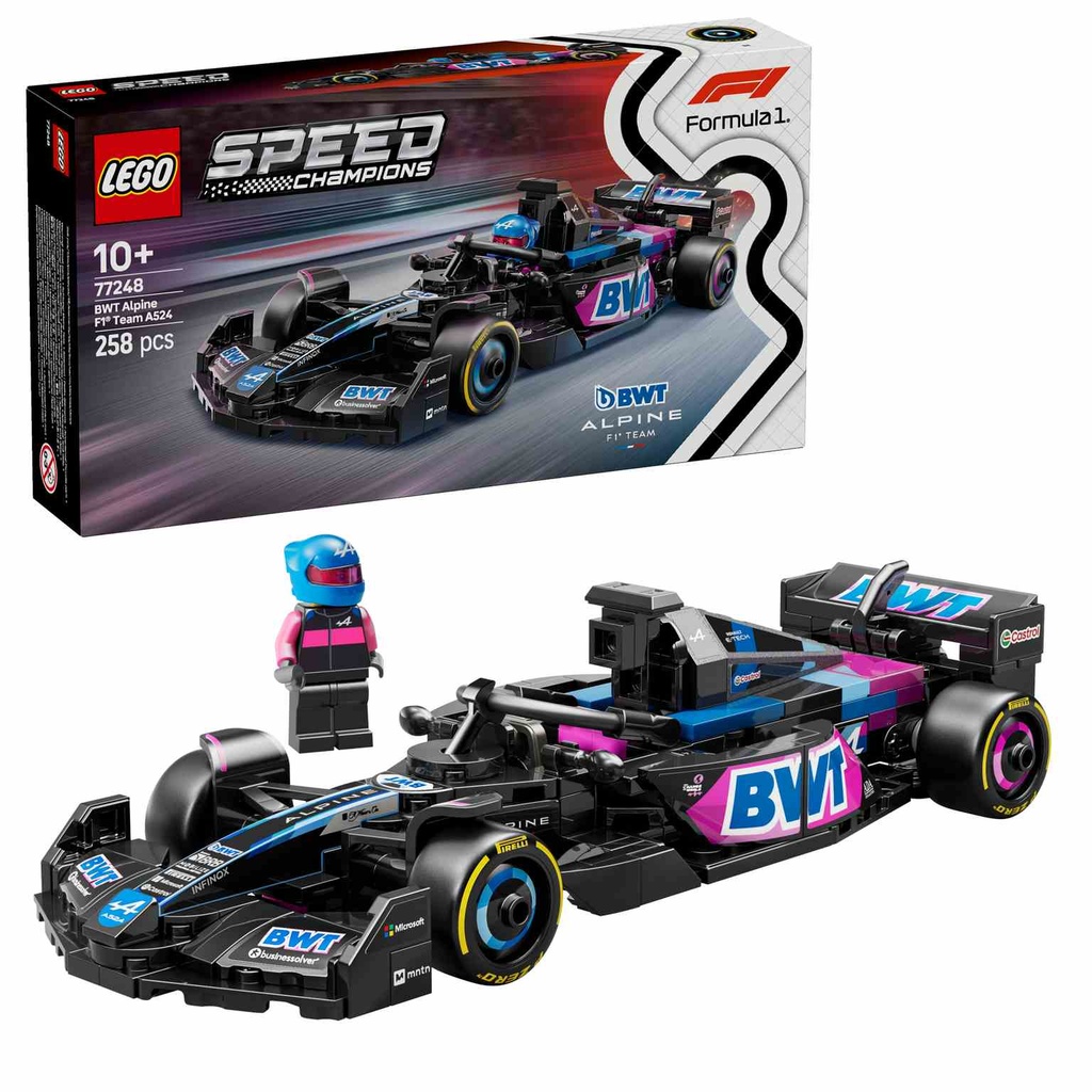 LEGO Speed Champions | Coche de Carreras BWT Alpine F1® Team A524 - 77248