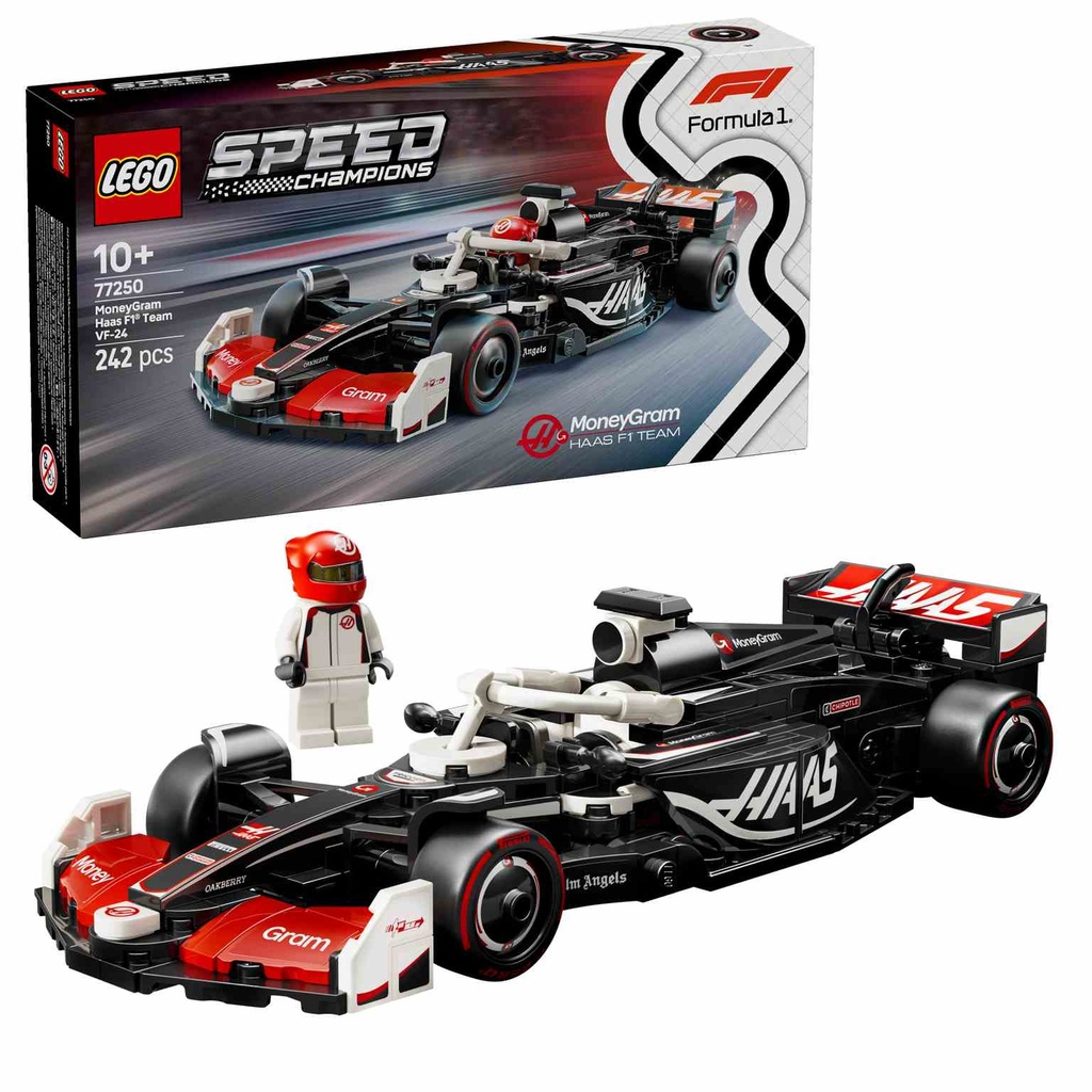 LEGO Speed Champions | Coche de Carreras MoneyGram Haas F1® Team VF-24 - 77250