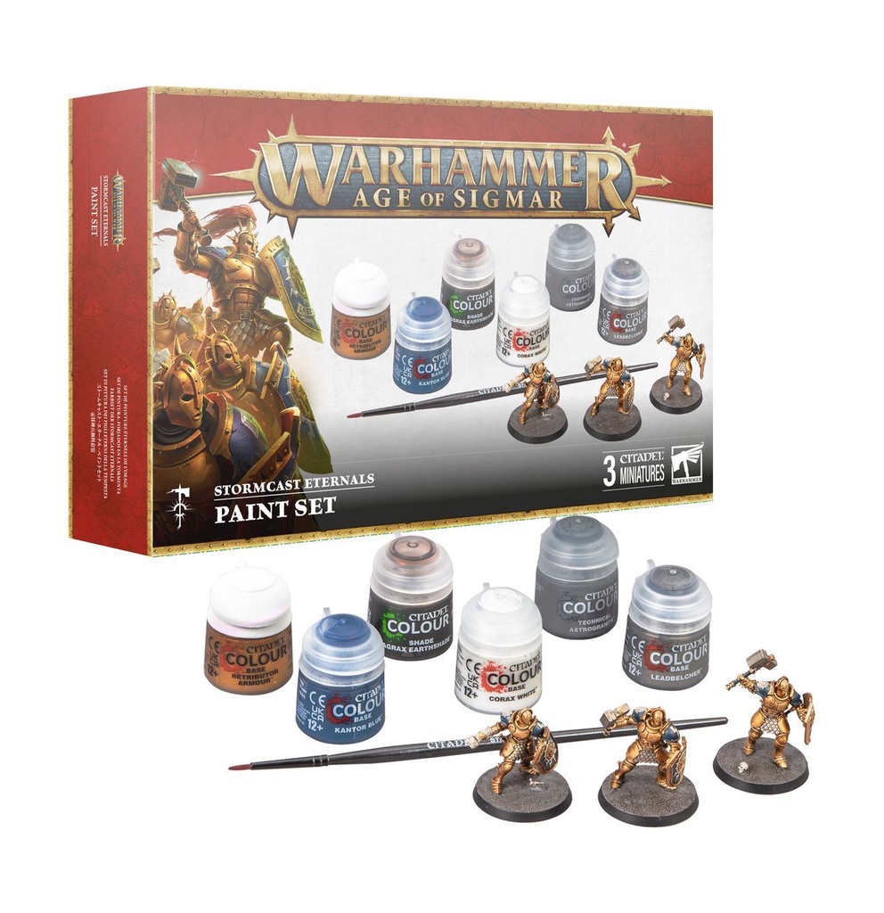 WARHAMMER Age Of Sigmar | Set de pintura Forjados en la Tormenta 60-10
