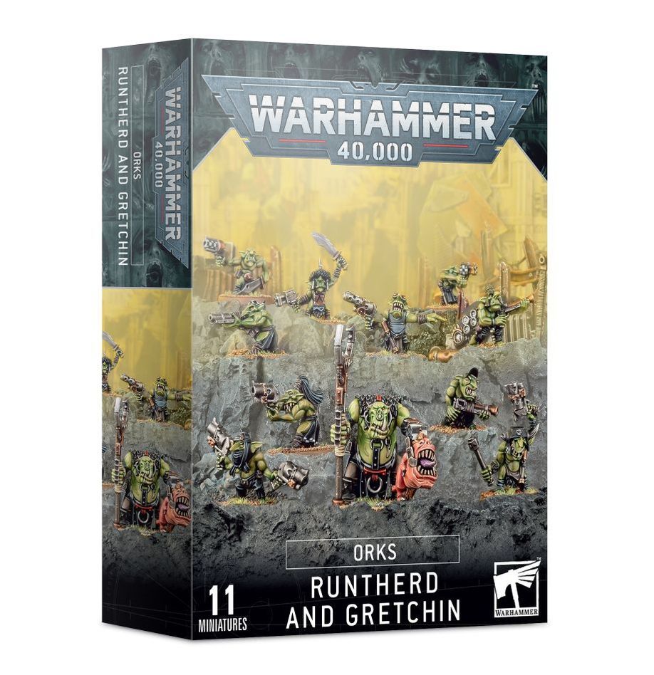 WARHAMMER 40K | Orks: Ork Runtherd y Gretchin 50-16
