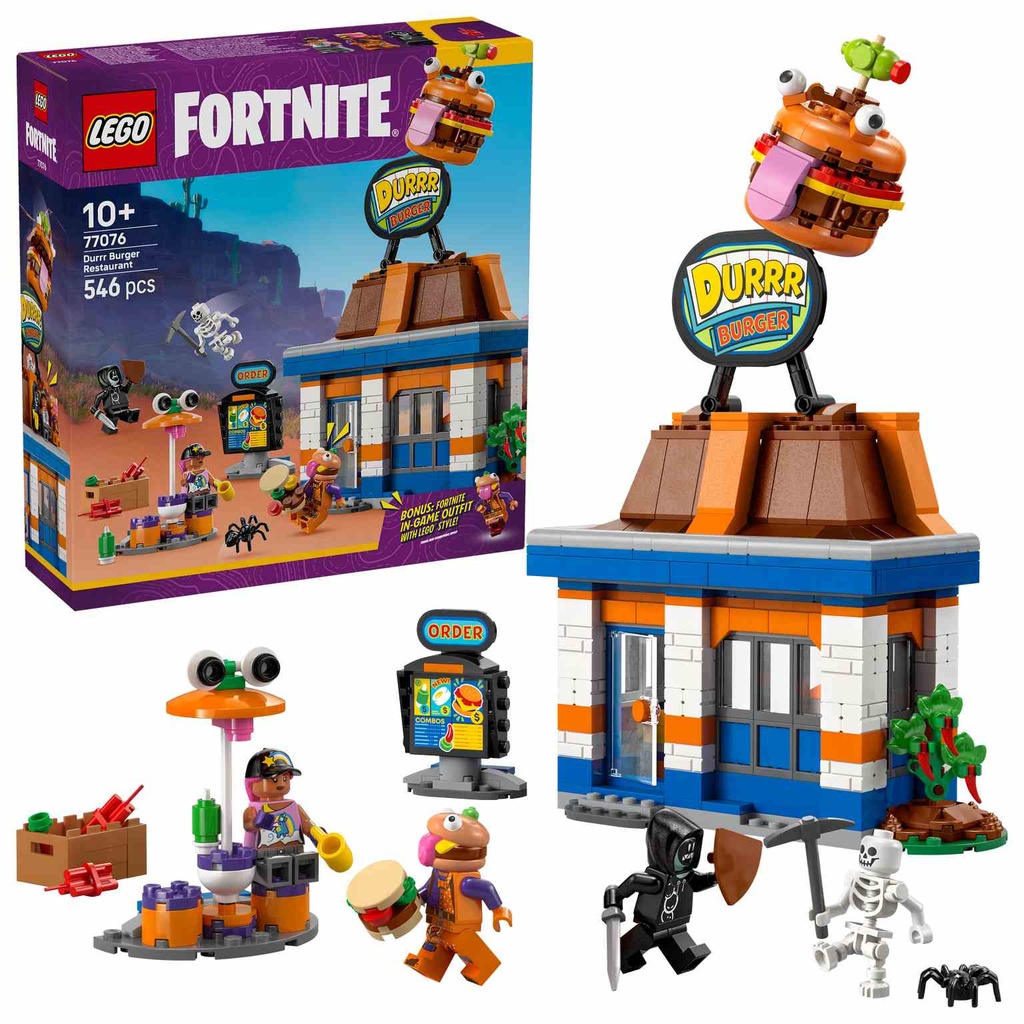 LEGO FORTNITE | Restaurante Hamburrrguesa - 77076