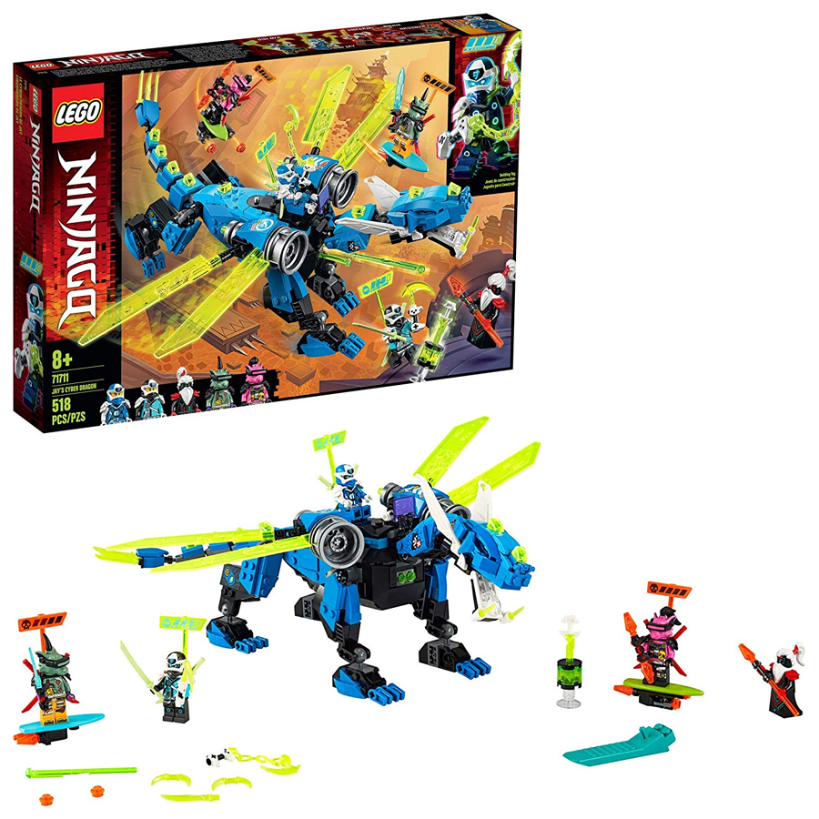 Lego Ninjago Ciberdragón de Jay 71711