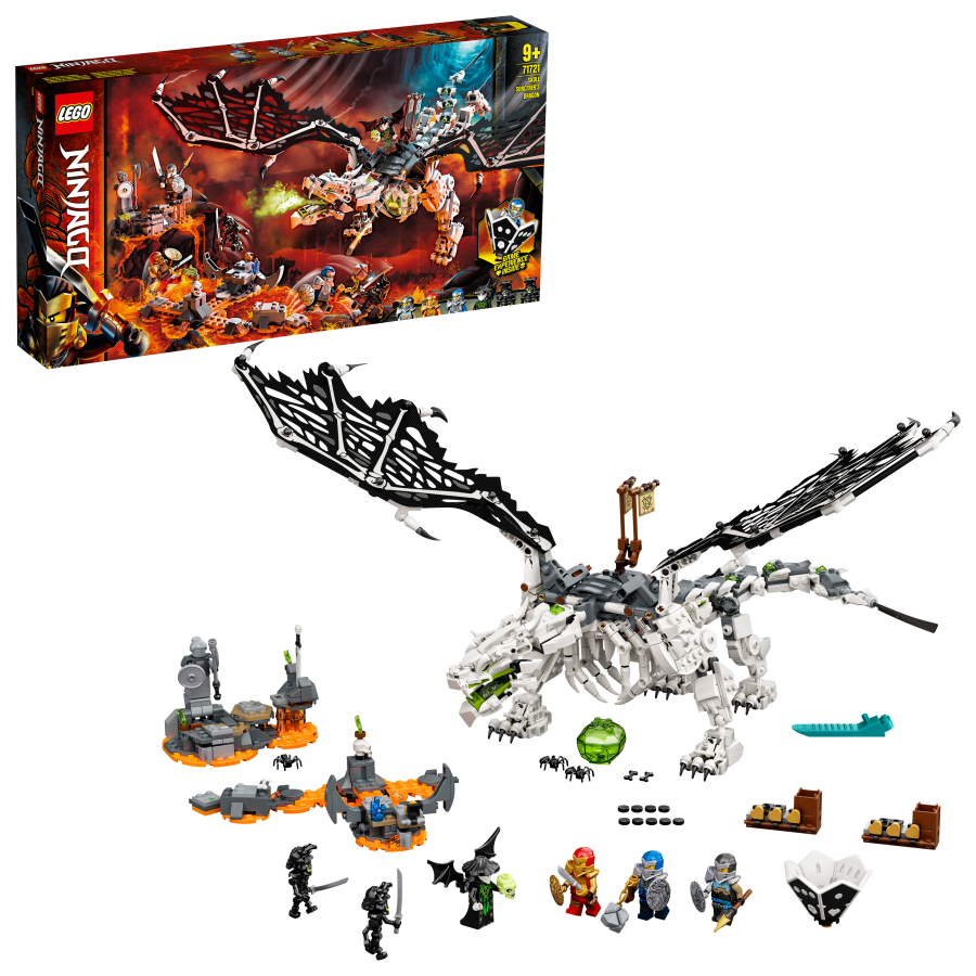 Lego Ninjago Dragón del Hechicero Calavera 71721