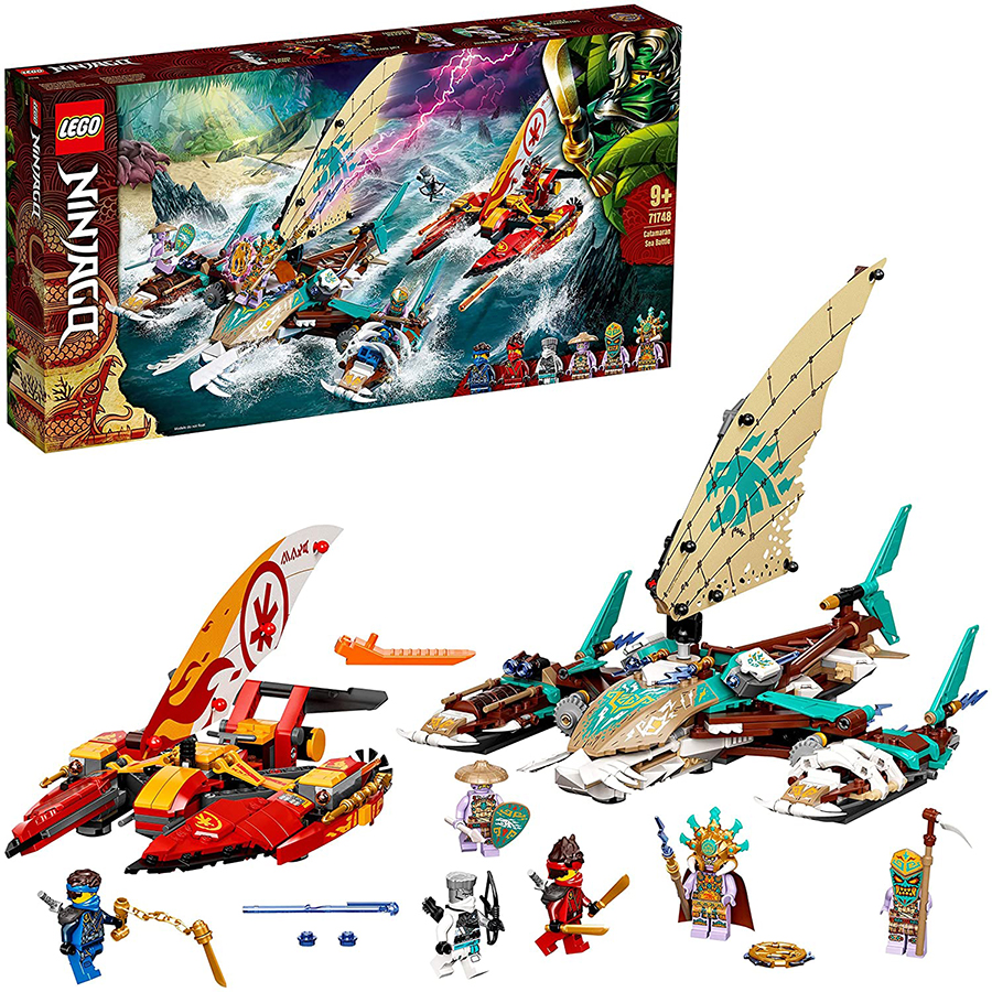 Lego Ninjago Batalla Naval en Catamarán 71748