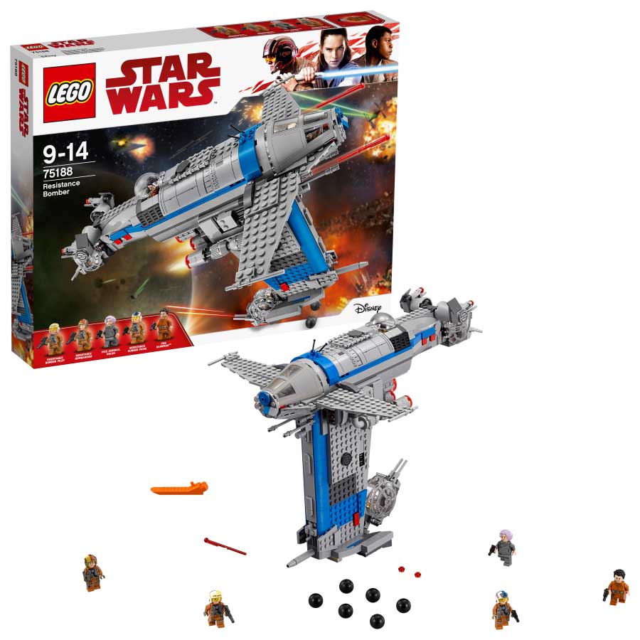 Lego Star Wars Bombardero de la Resistencia 75188