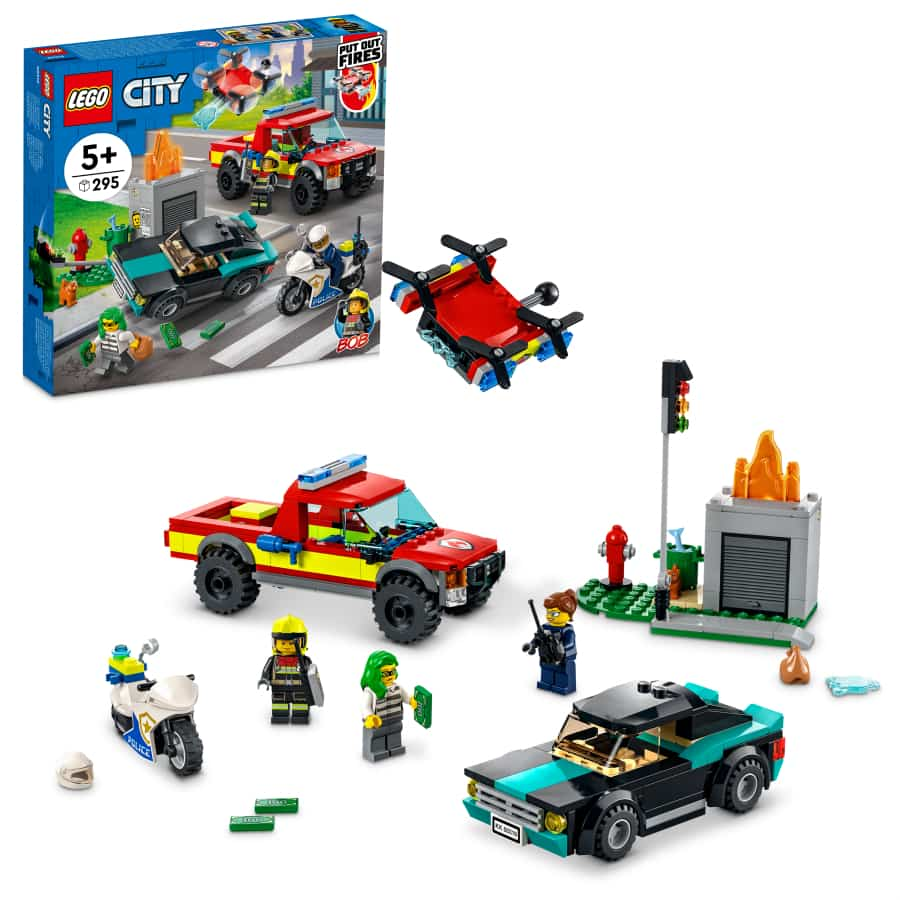 Lego City Rescate de Bomberos y Persecución Policial 60319