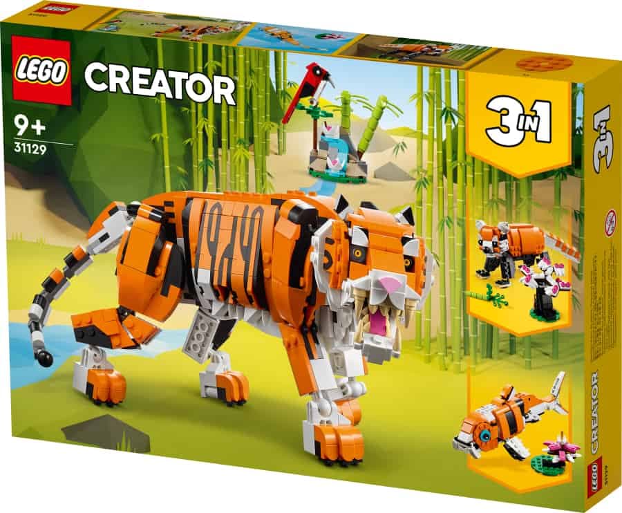 Lego Creator 3 en 1 Tigre Majestuoso  31129