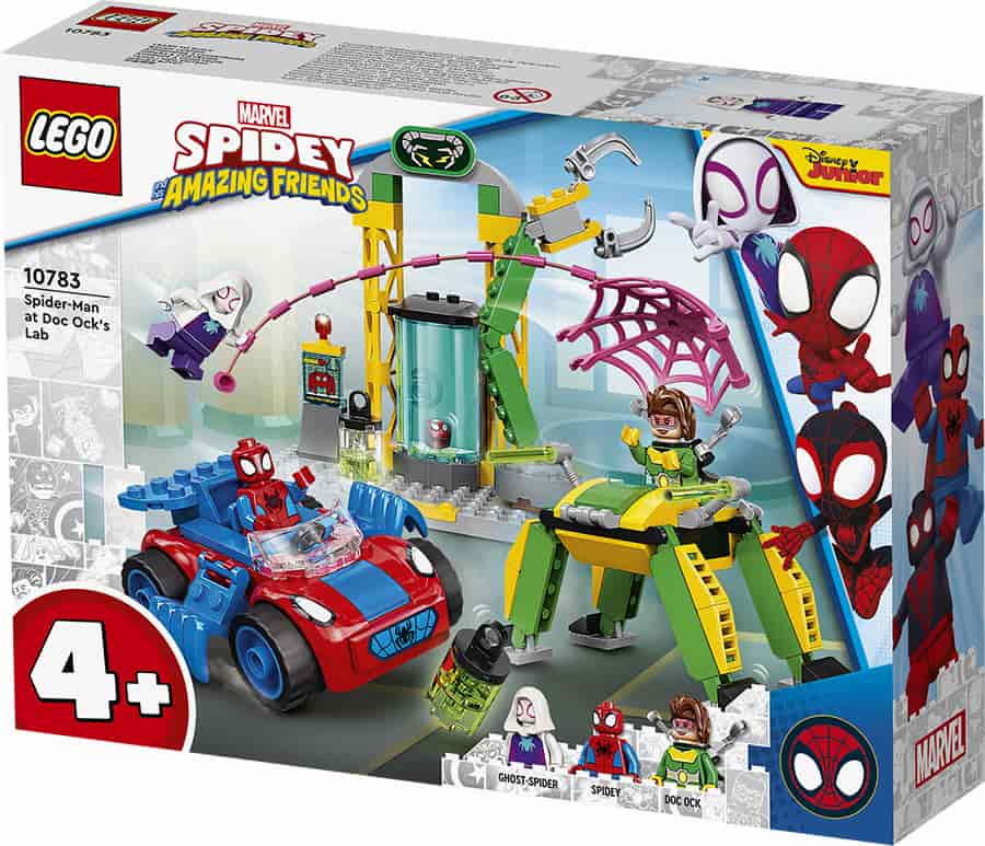 Lego Marvel superheroes Spider-Man en el Laboratorio de Doc Ock 10783