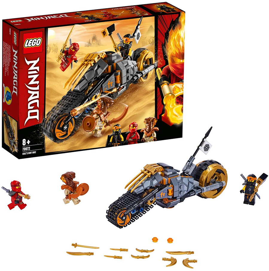 Lego Ninjago Moto Todoterreno de Cole 70672