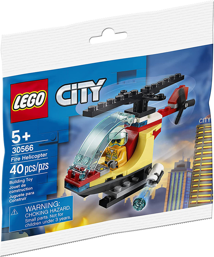 Lego City Fire Helicopter 30566