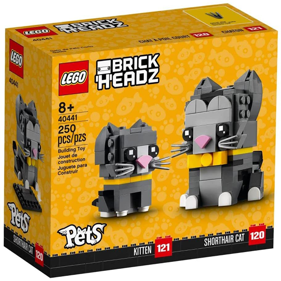 Lego BrickHeadz Gatos de Pelo Corto 40441