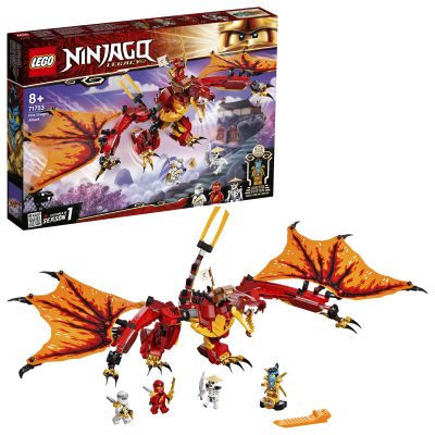 Lego Ninjago Ataque del Dragón de Fuego 71753