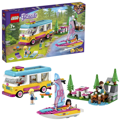 Lego Friends Bosque Autocaravana y Barco de Vela 41681