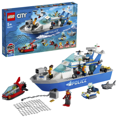 Lego City Barco Patrulla de Policia 60277