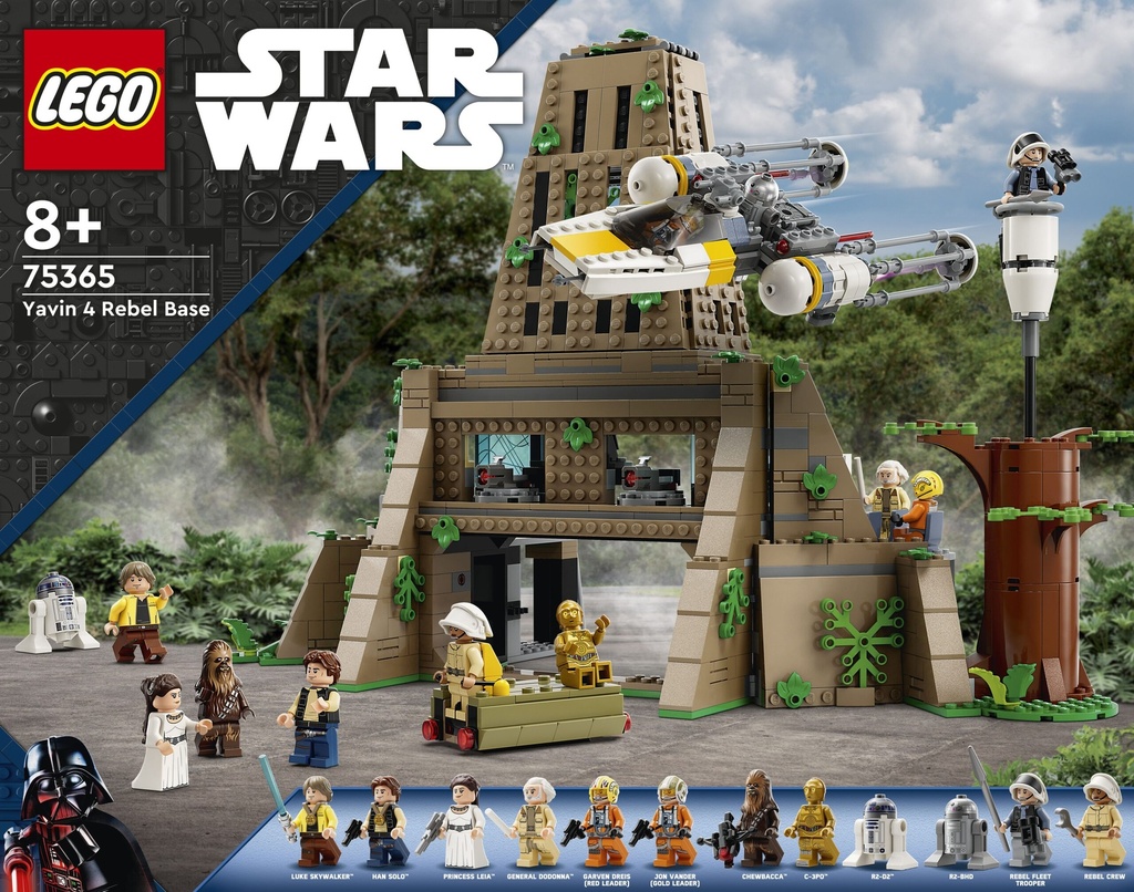 Lego Star wars  Base Rebelde de Yavin 4 75365