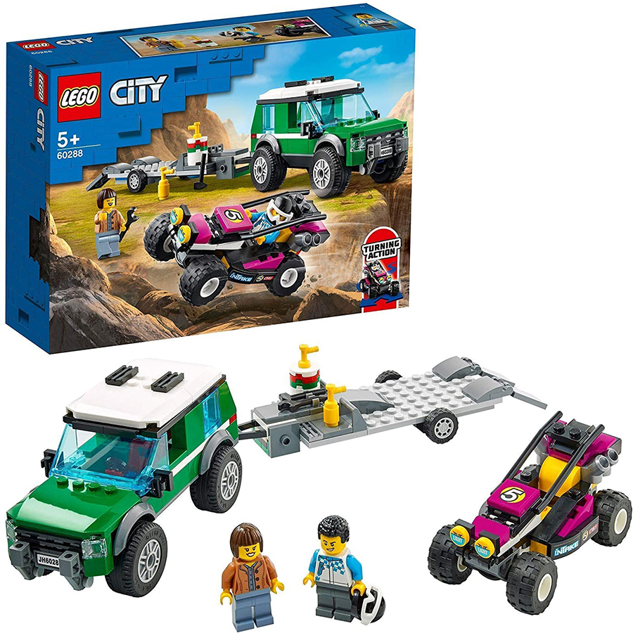 Lego City Furgoneta de Transporte del Buggy de Carreras 60288