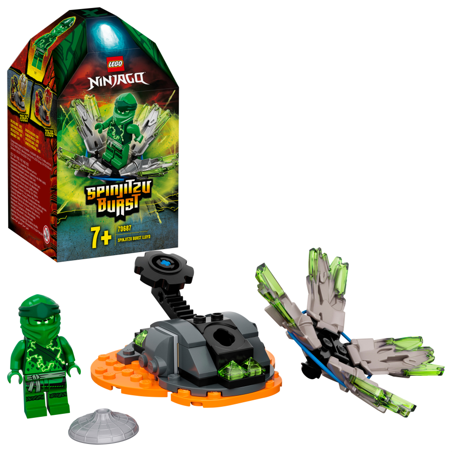 Lego Ninjago Spinjitzu Explosivo Lloyd 70687