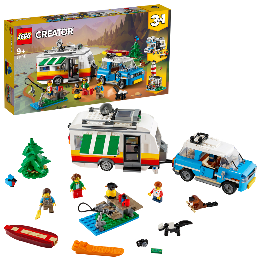 Lego Creator Vacaciones Familiares en Caravana 31108