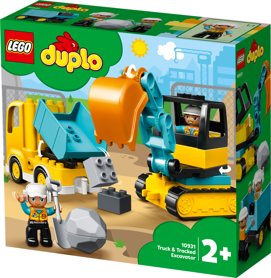 Lego Duplo Camión y Excavadora con Orugas 10931